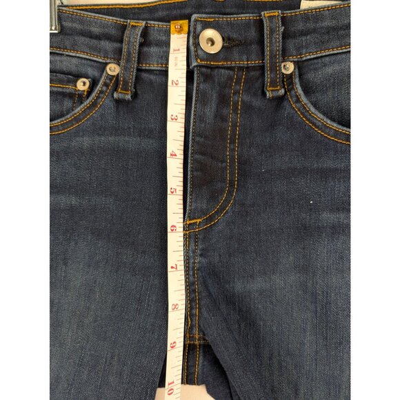 Rag & Bone Jeans Womens 25 Blue Cate Skinny Dark Wash Mid-Rise Denim - Picture 7 of 11